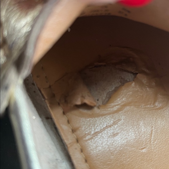 Coach metallic gold leather loafers - Picture 9 of 9